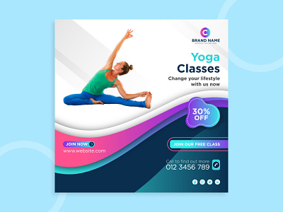 Yoga | Instagram Posts ads advertising branding facebook post graphic design instagram post meditation social media post yoga yoga banner yoga day yoga pose