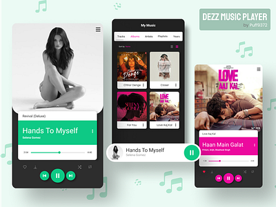 DEZZ Music Player UI