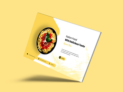 Food Web Design branding design flat graphic design icon minimal typography ui ux web