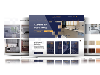 Interior consultants Website UI/UX Design