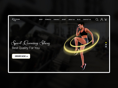 Sport Running Shoes graphic design shoes ui ux website