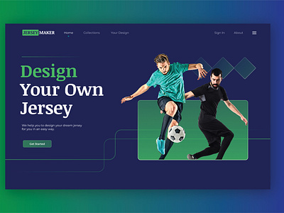 Jersey Maker-Landing Page