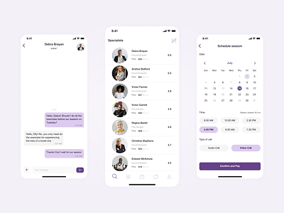 Mindy — Online Psychotherapy Mobile App