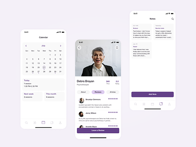 Mindy — Online Psychotherapy Mobile App