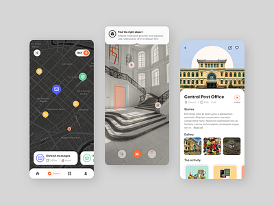 Travel city tour quest app design #2 app city design game illustration mobile mobile app product product design quest saigon tour travel ui
