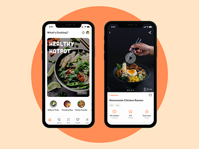 Daily Recipe Mobile App UI #1