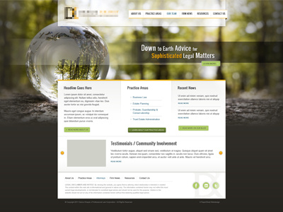 Homepage Design