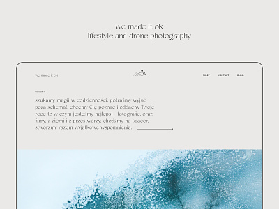 wemadeit ok branding design drone photography gallery graphic design lifestyle page logo ui web design web designer wix