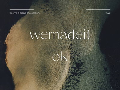 wemadeitok branding design graphic design logo typography ui ux web design web designer web page