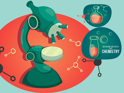 Chemistry eprouvette microscope test tube