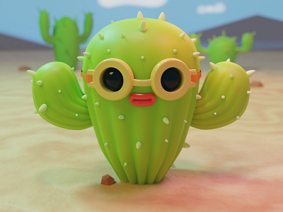 Spiky but Adorable: A Cactus Selfie