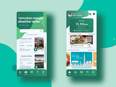 Ramadhan app design app foodie indonesia indonesian food islamic islamic design quran quranapp