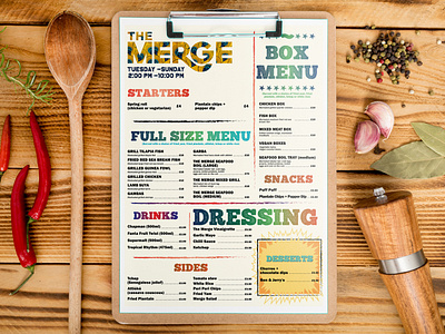 The Merge Menu