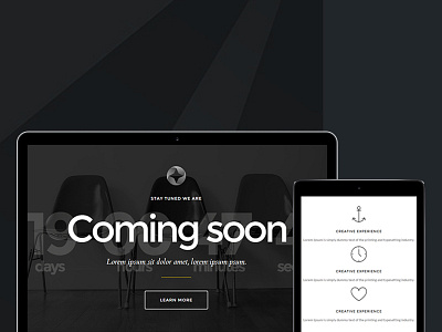 Sirius - Responsive Comming Soon Template