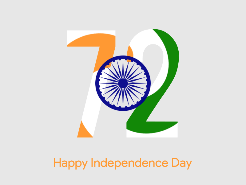 Happy 72nd Independence Day India 15 72 72nd august day happy independence india