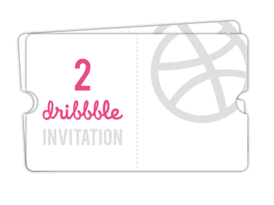2 Dribbble invitation drafted drafting dribbble dribbble invite invitation invite