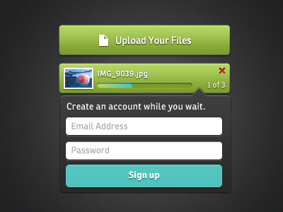 File upload concept