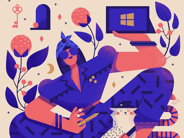 Microsoft Surface by Folio Illustration Agency on Dribbble