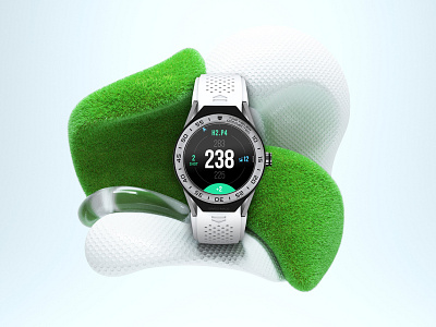 Smartwatches 3d cgi digital editorial folioart illustration jvg product studio technology