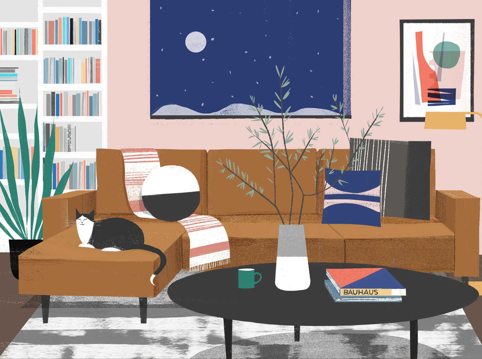 Living Room by Folio Illustration Agency on Dribbble