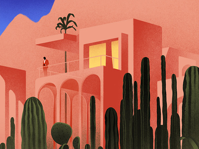 Spring/Summer architecture artisan cacti car character digital fashion folioart illustration karolis strautniekas landscape
