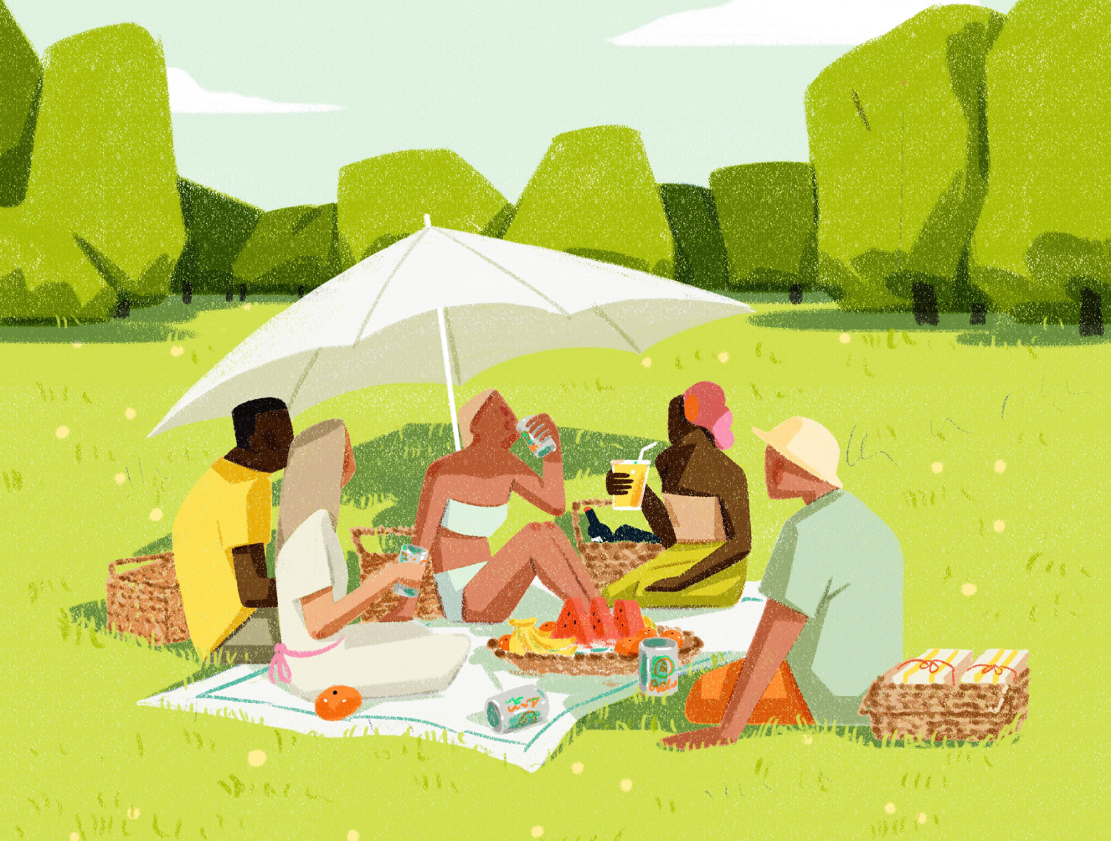 Picnic by Folio Illustration Agency on Dribbble