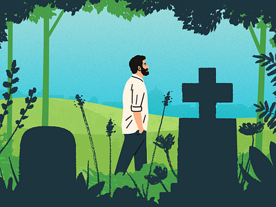 Cemetery Walks by Folio Illustration Agency on Dribbble