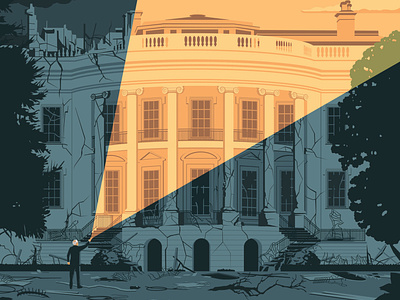 Biden america conceptual digital editorial folioart illustration magazine cover politics stephan schmitz