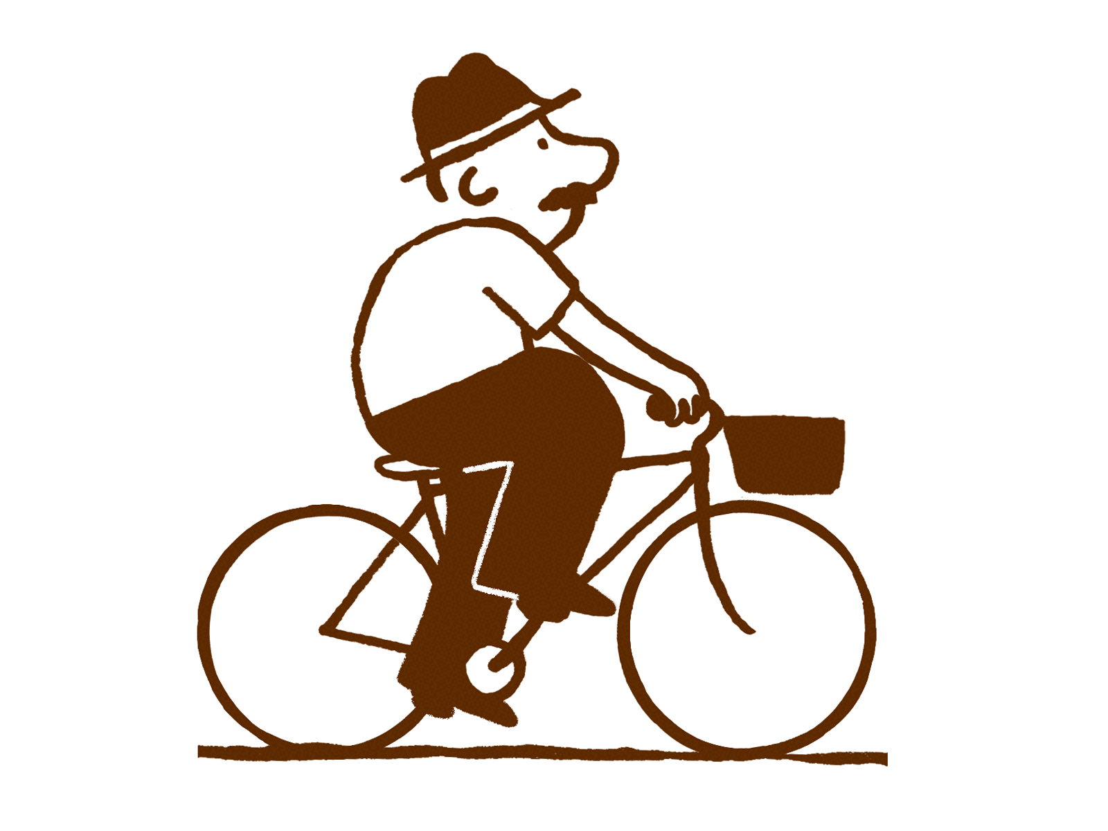 Cycling animation characature character digital folioart gif illustration line michael parkin