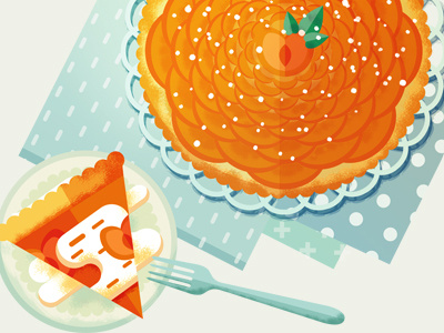 Dessert food icons illustration