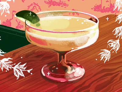 Friday cocktail illustration