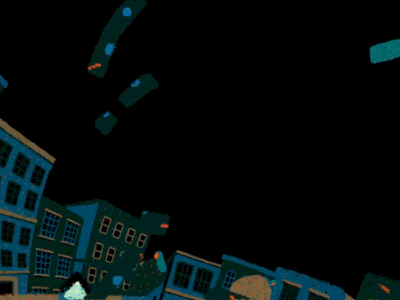 Way Out animation illustration gif