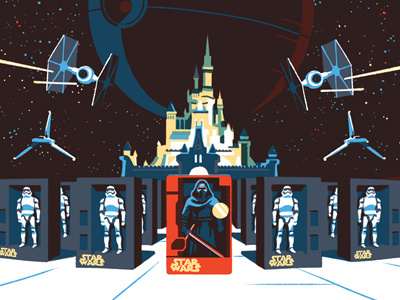 Star Wars disney illustration jedi sith star wars