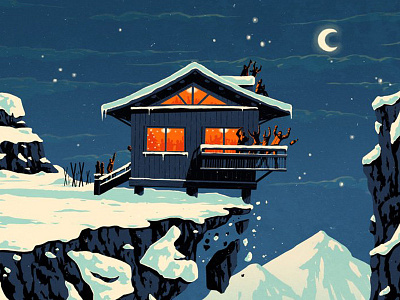 Rui Ricardo - Folio digital easyjet illustration mountain travel