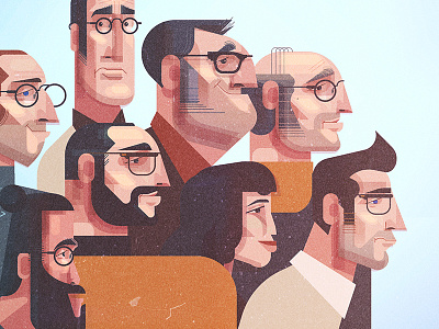 Character Designs characters digital illustration portrait texture