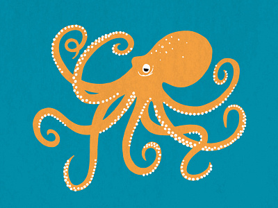 Cornwall Wildlife Trust digital graphic illustration ocean octopus sea vector wildlife