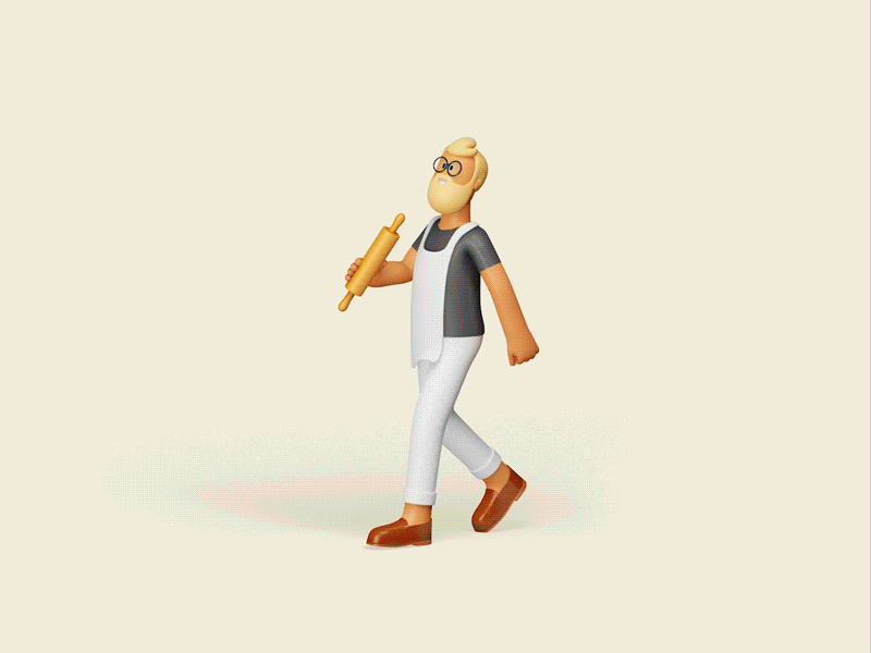 Job Roles animation cgi character gif graphic humour illustration walk work