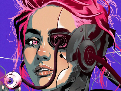 Future Humans alexanderwells art design folioart futuristic illustration