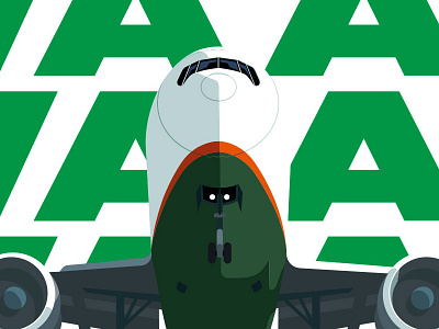 Airplane Travel art creativity design folioart illustration petergreenwood plane travel vector