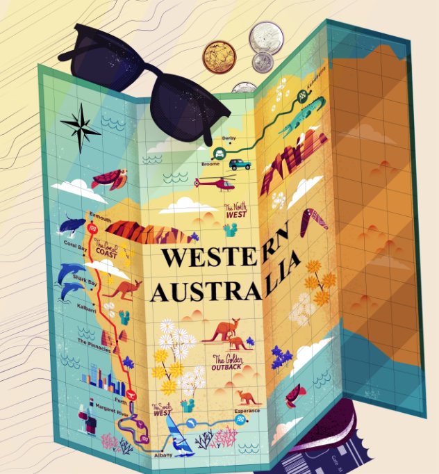 Western Australia by Folio Illustration Agency on Dribbble