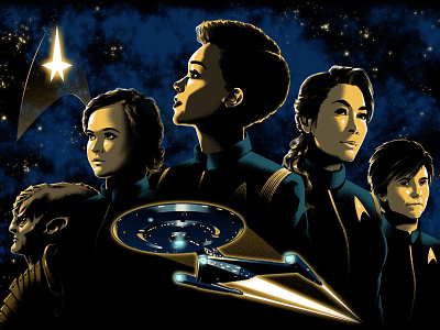 Star Trek character digital editorial film folioart illustration rui ricardo sci fi space star trek