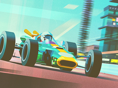 Formula 1 book cars digital folioart formula 1 illustration james gilleard publishing texture