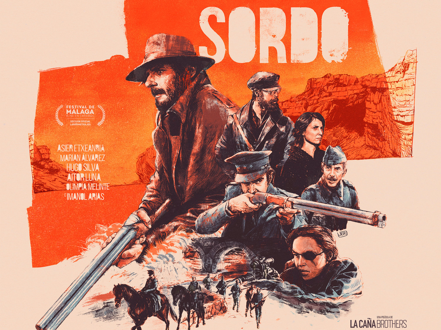 Sordo character design digital film folioart illustration juan esteban rodriguez movie poster spanish