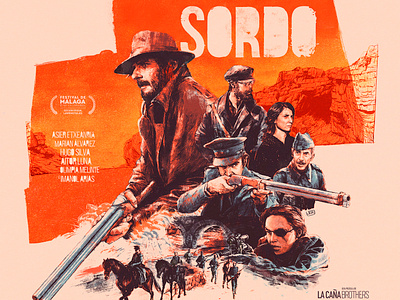 Sordo character design digital film folioart illustration juan esteban rodriguez movie poster spanish