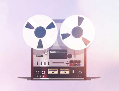 Music digital electronic folioart illustration james gilleard music retro technology texture vintage