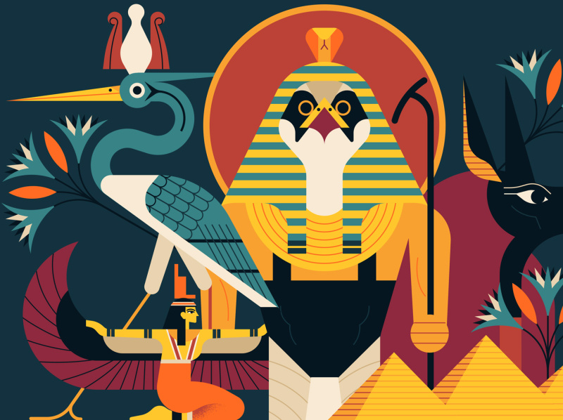 Egyptian by Folio Illustration Agency on Dribbble