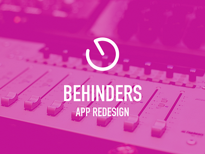 Behinders App Redesign app