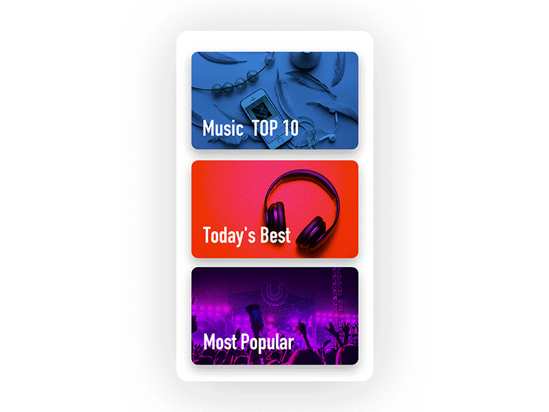 Music gif ui