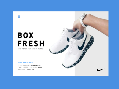 Nike Trainer Email Conformation — 017 Email Receipt blue daily ui e commerce email nike product shoes sport trainers ui design ux design