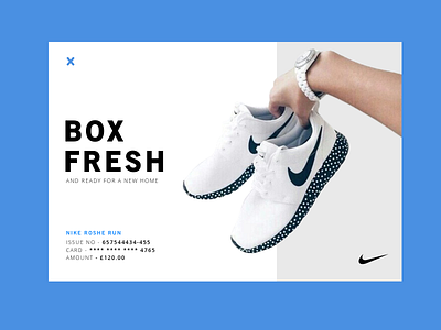 Nike Trainer Email Conformation — 017 Email Receipt blue daily ui e commerce email nike product shoes sport trainers ui design ux design